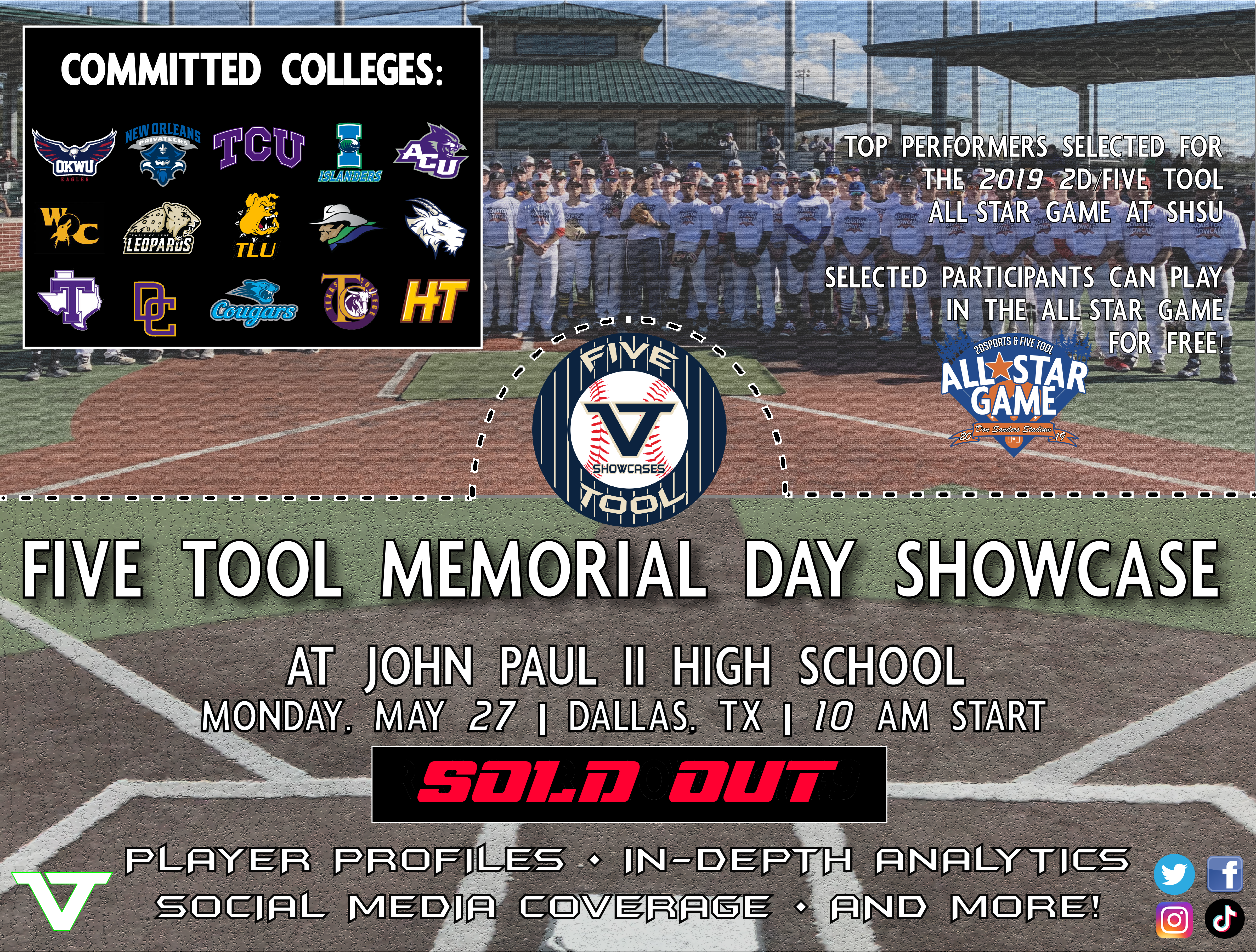 Five Tool Memorial Day Showcase & All-Star Trials