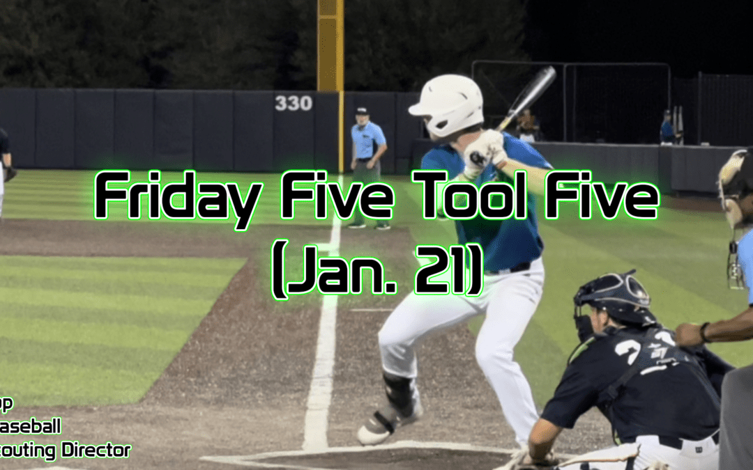 Friday Five Tool Five (Jan. 21)